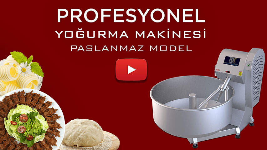 Tereyağı ve Sucuk Yoğurma Makinesi Video Tanıtım Görseli.